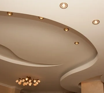 Curved Gypsum Board Ceiling