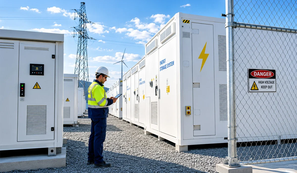Lumens MEP Commercial electrical companies using battery energy storage systems for commercial power management