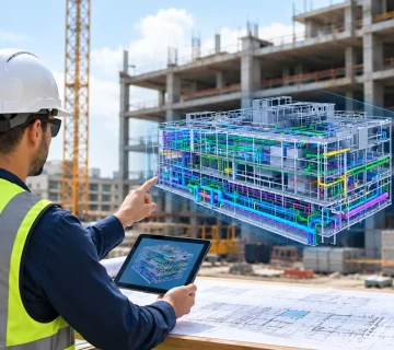 MEP Coordination using 3D modelling to identify clashes between building systems