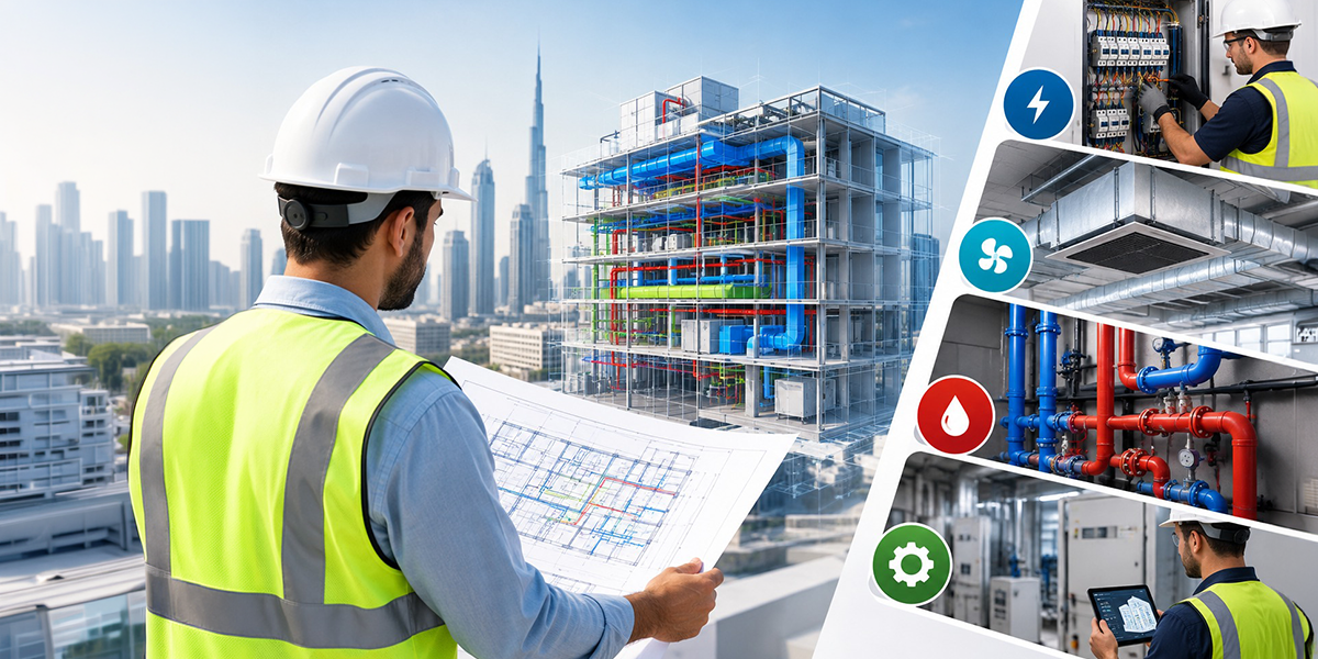 MEP design services for maintainable building systems in Dubai